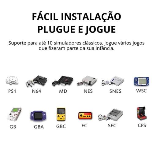 Novo Game Stick Ultra GD10 + De 30 mil Jogos + 2 Controles Sem Fio HDMI