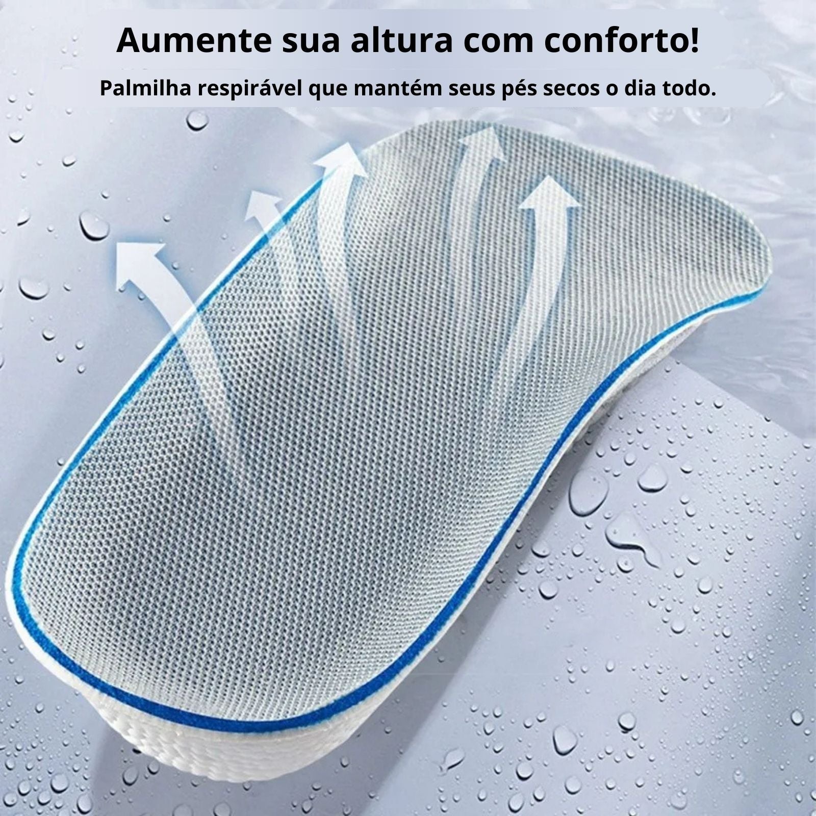 Palmilha de Altura HeightMax Pro – Realce Discreto