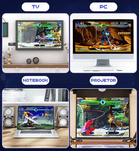 Novo Game Stick Ultra GD10 + De 30 mil Jogos + 2 Controles Sem Fio HDMI