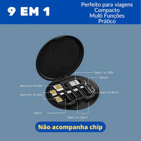 Kit Universal Viagem 9 em 1 -  Loja Marviva