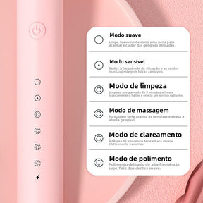 Escova de Dentes Elétrica Recarregável Bivolt PureFresh