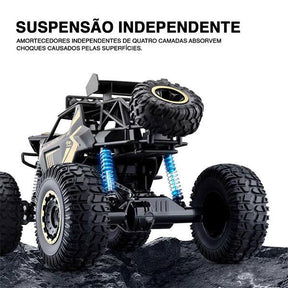 Carrinho de Controle Remoto 4x4 - Off Road (Bateria Recarregável)