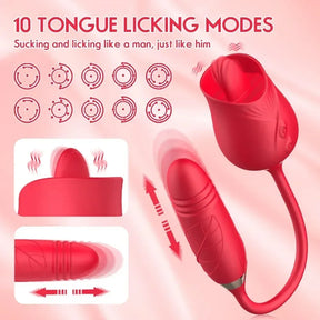 Toque Duplo - Vibrador 3 em 1 + Brinde Vibrador Golfinho