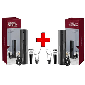 Abridor de Vinho Elétrico Premium 4 em 1 Completo