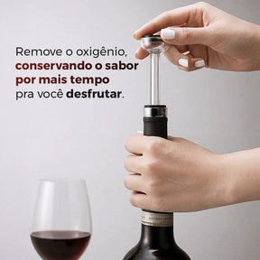 Abridor de Vinho Elétrico Premium 4 em 1 Completo