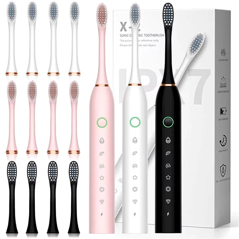 Escova de Dentes Elétrica Recarregável Bivolt PureFresh