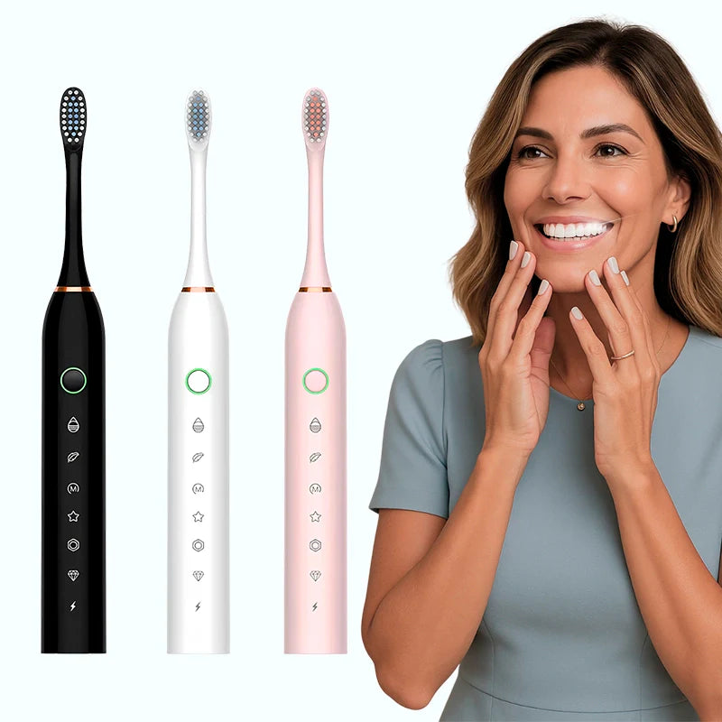Escova de Dentes Elétrica Recarregável Bivolt PureFresh