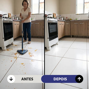Esfregão Mop Triangular Giratório 360° TriMop