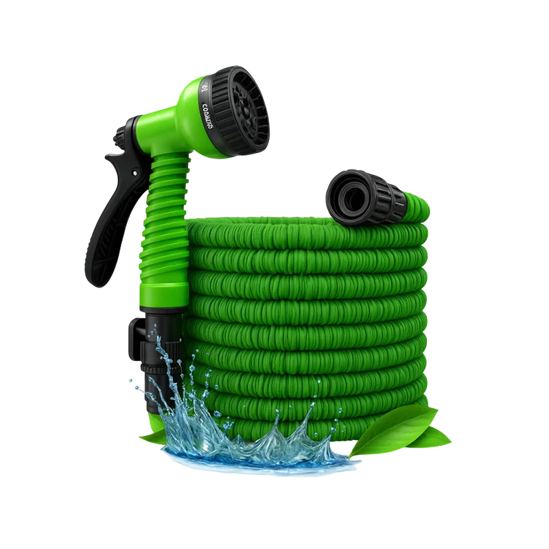 Mangueira Mágica Expansível 30 Metros com Bico Pulverizador Multiuso HidroFlex – Jardim e Limpeza