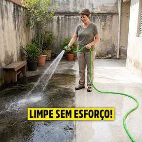 Mangueira Mágica Expansível 30 Metros com Bico Pulverizador Multiuso HidroFlex – Jardim e Limpeza