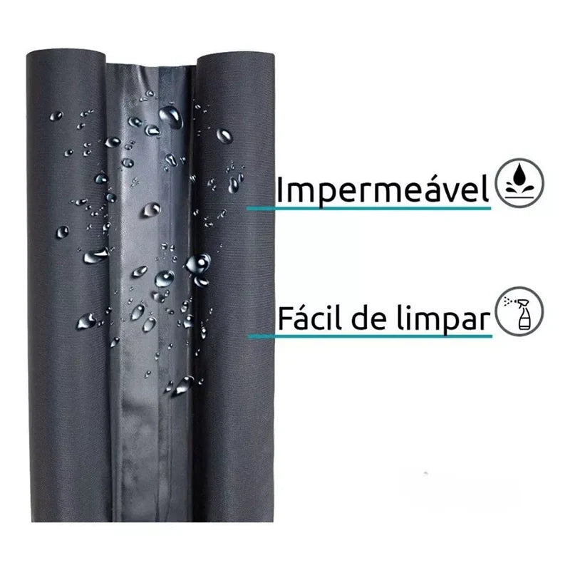 Veda Porta Ajustável Rolinho Duplo 80cm RollPro